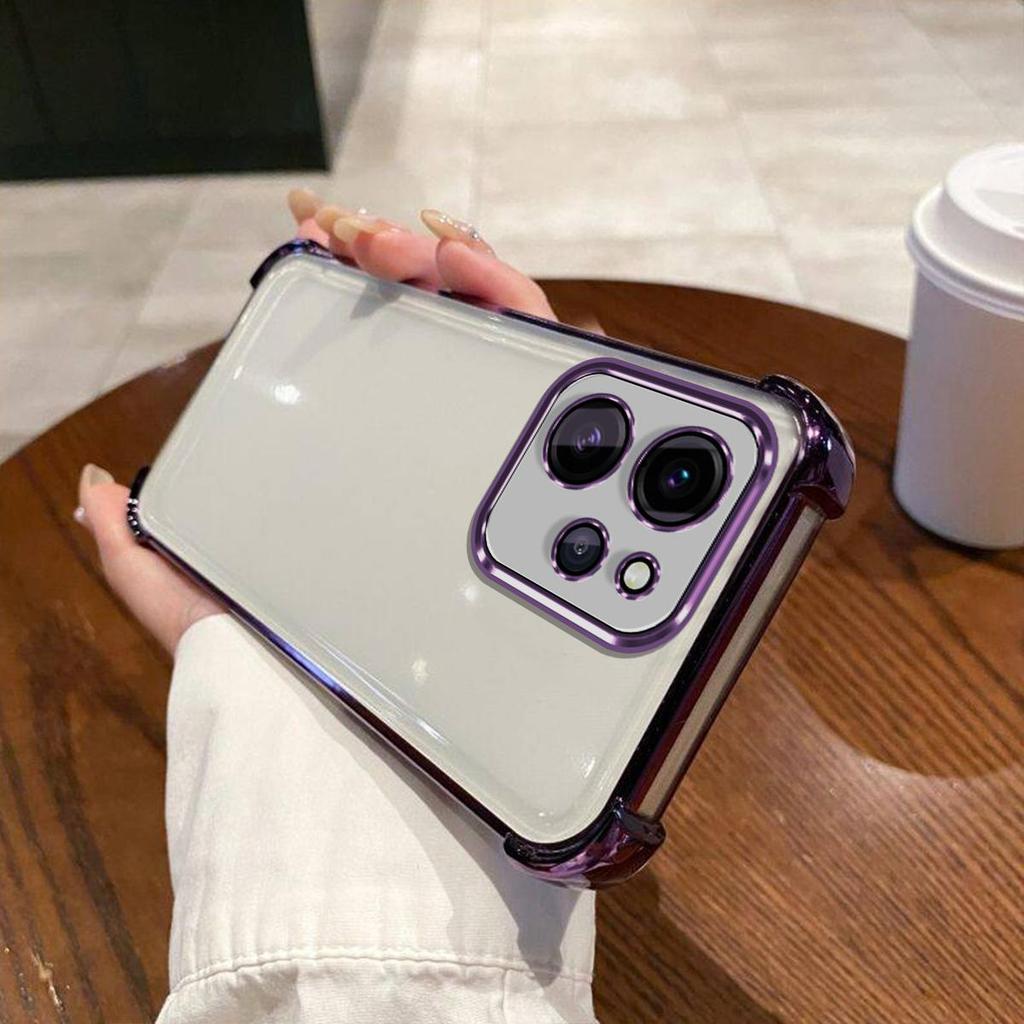 Case for OPPO Reno15 Pro Max 5G Electroplated Color Border Clear Phone Casing Cover