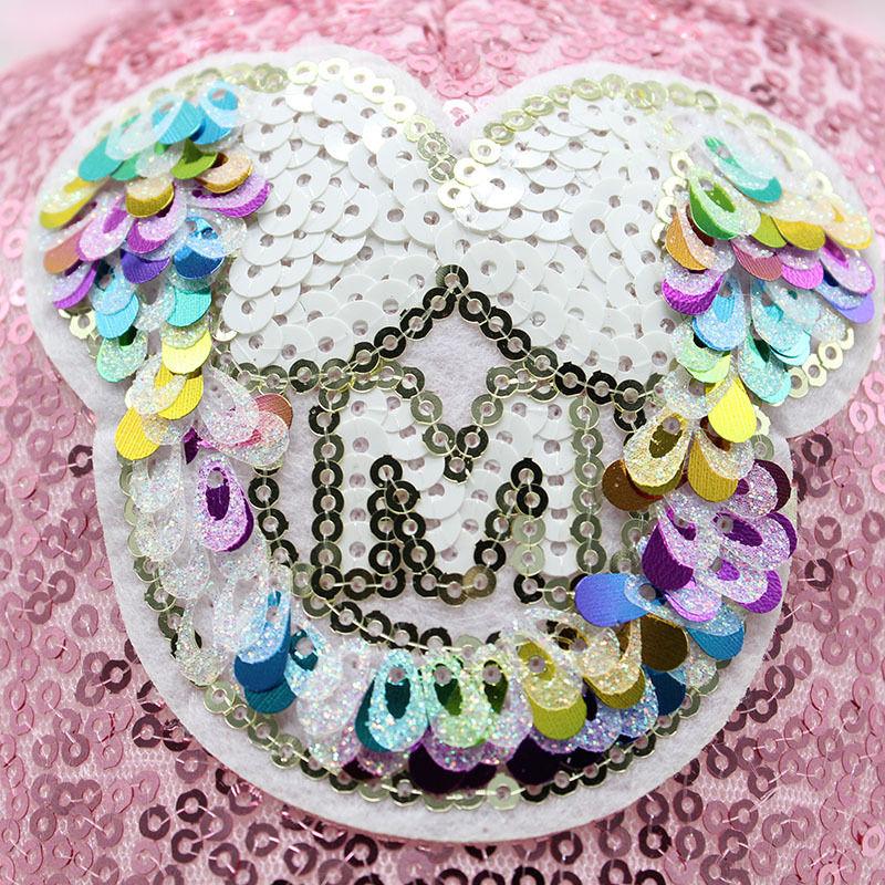 Cartoon-Baseballkappe mit langen Ohren Sommer Neuheit Kinder Mesh-Kappe Perlenstück Mädchen Sonnenhut