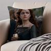 AAlicent Hightower Pillow Fantasy Drama Cushion Cover Pillowcase Antidustmite Invisible Zipper Short Plush Sofa Cushion