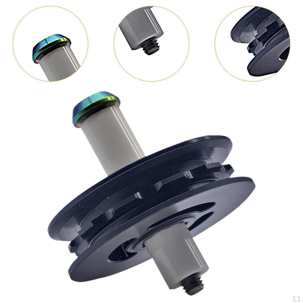 Bike Chain Tensioner Guide Wheel Shaft,Component,Easy To Install for Folding Maintenance Study