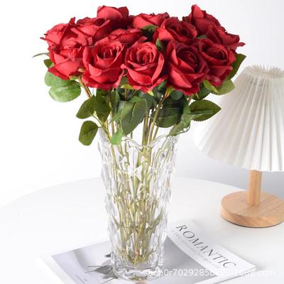 Artificial Silk Rose Bouquet for Wedding and Home Decor