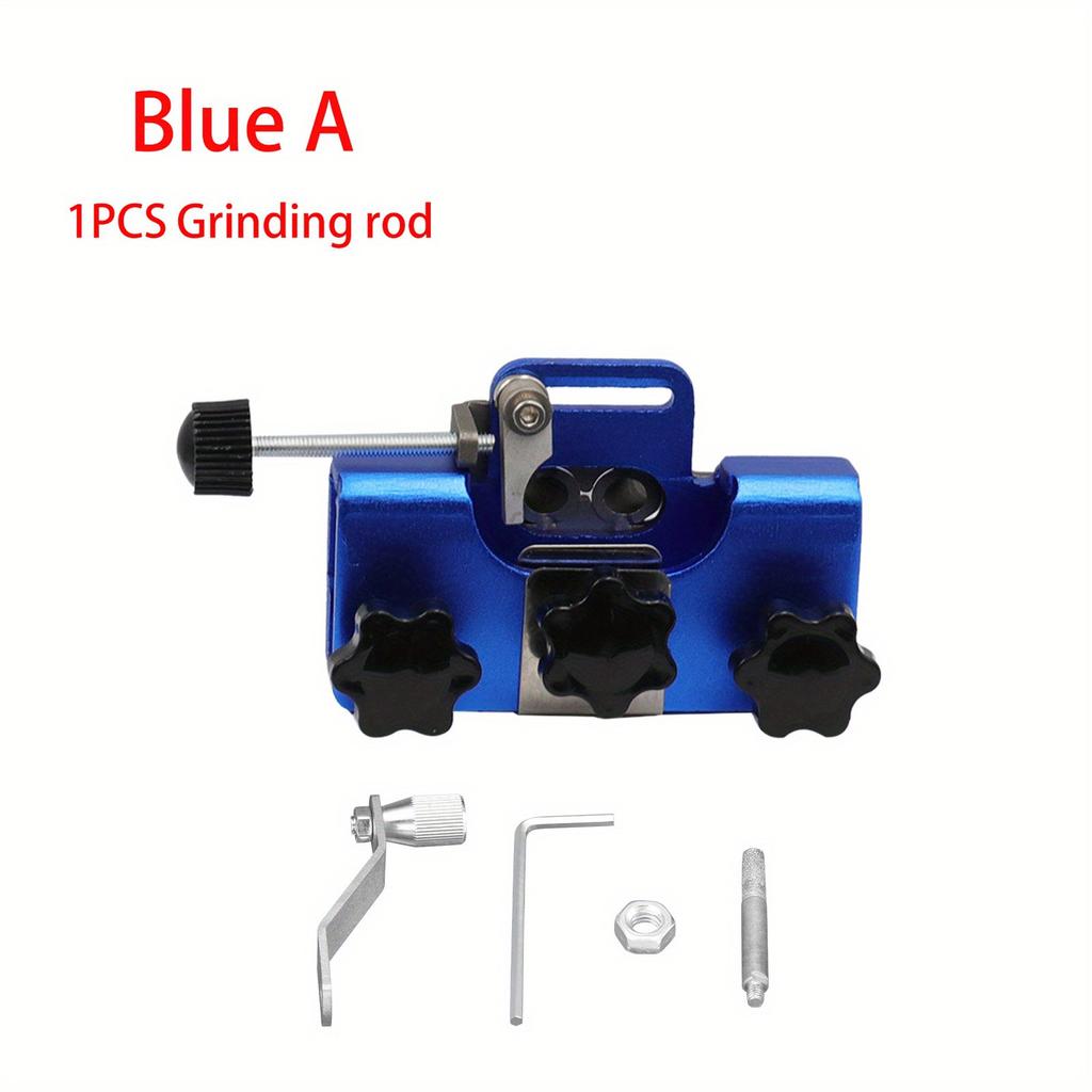 Wood and Garden Sharpening With 3 Grinding Rod Woodworking Chainsaw Sharpener Electric Saws Tools Hand-operated