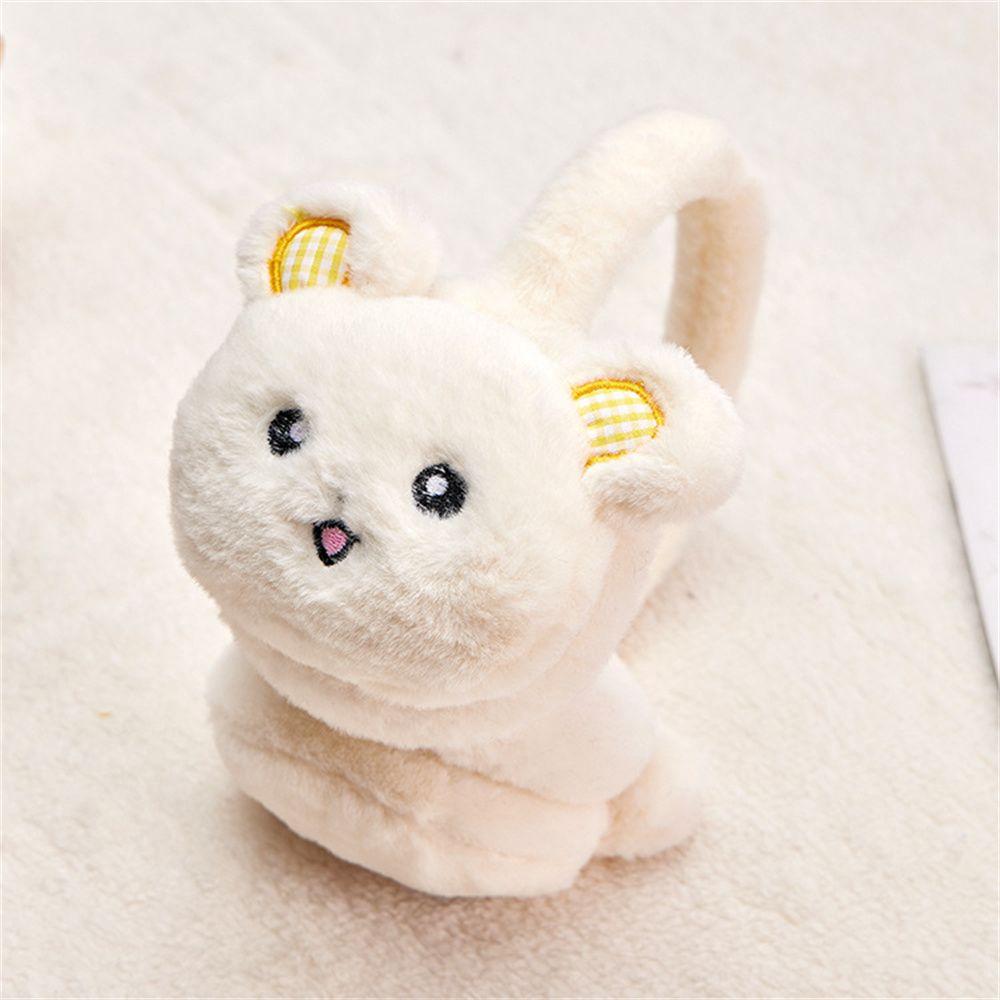

Plush Winter Boys Girls Telescopic Ear Warmers Student Earcap Children Earmuffs Warm Earmuffs білий