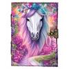 Leather Horse Portrait Diary Blank Pages Journal Diary for Personal Use & Office Use (7 X 5 Inch)