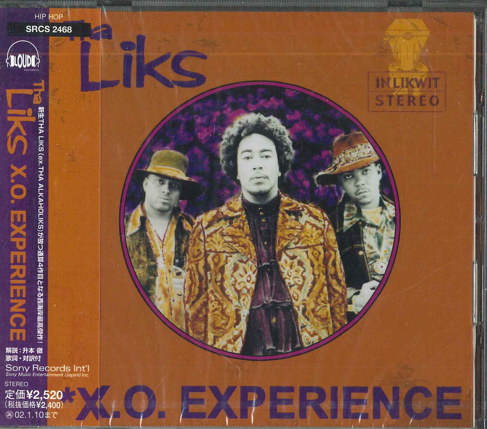

CD LIKS - X.O.EXPERIENCE SRCS2468 SONY MUSIC 2001 Japan Obi Rap & Hip-Hop/R&B Used