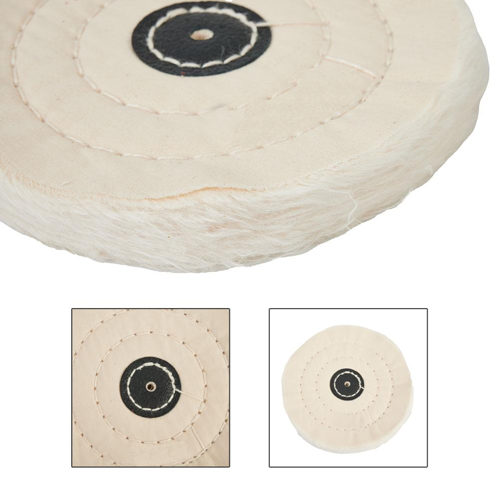 Professional Cloth Buffing Polishing Wheel for Metal Wood Glass White Color