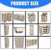 Garden Landscape Ornament Assembling Model Wooden Apartment Outland Model HX6C
