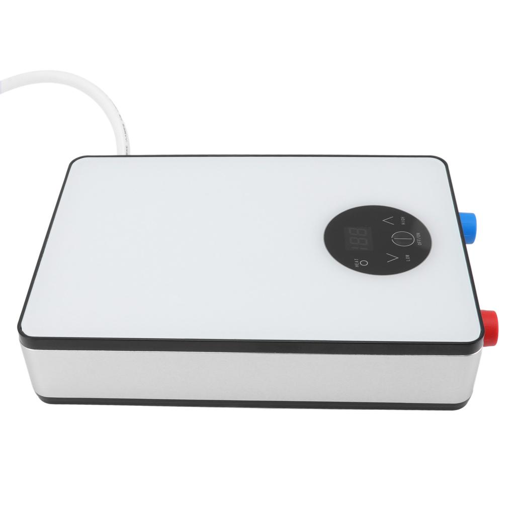 6500W Instant Tankless Electric Mini Water Heater Digital Touch Screen Smart Thermostat Water