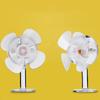 Wind-powered Luminous Wind Energy Fan Ornaments Safe Riding Mini Windmill LED Light  Vehicle