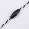 20Pcs Black Necklace Jewelry Plastic Bead Barrel Connectors Lanyard Clasp Breakaway Clasps Safety Clasps