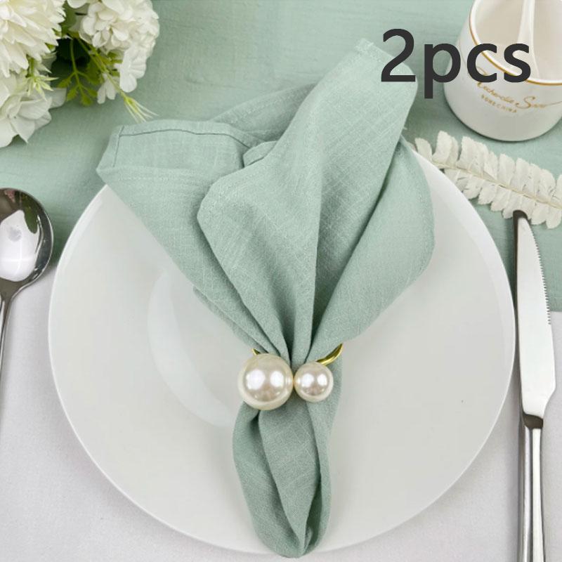 

Set Of 2/6/12 40x40cm Table Cloth Napkins Durable Polyester Thicken Placemat Reusable for Kitchen Dining Wedding Decoration Bed