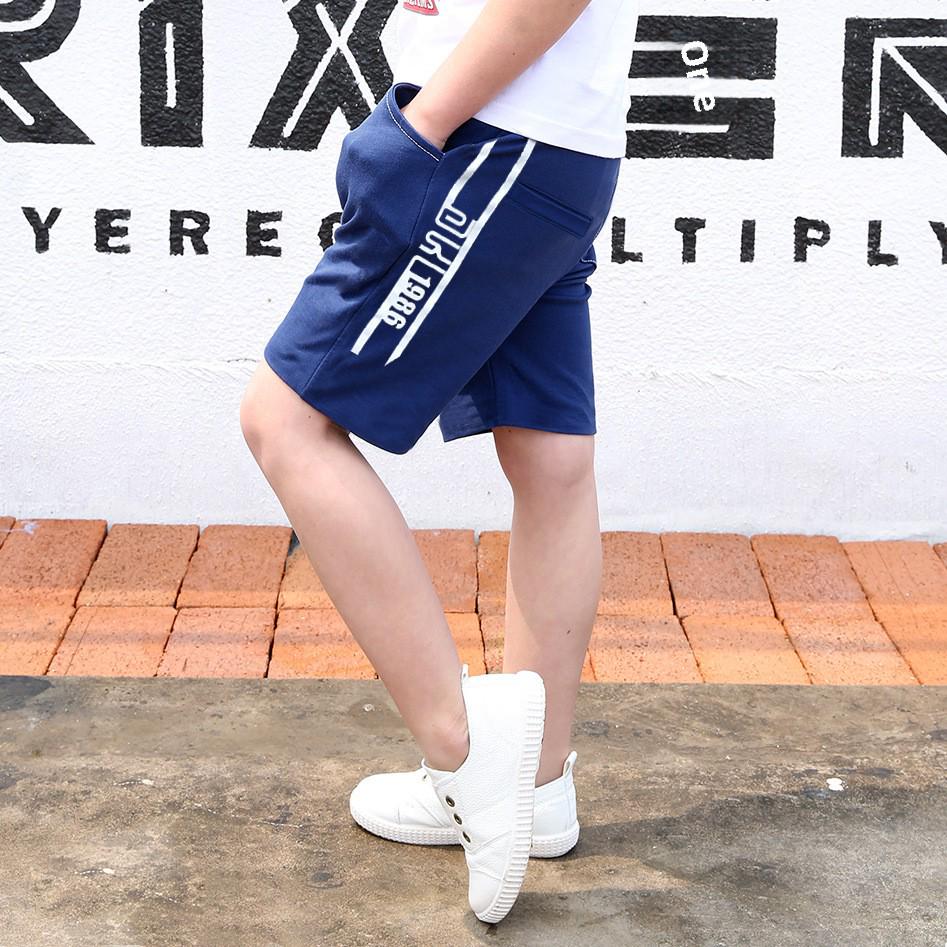 

Бавовняні спортивні шорти для хлопчиків у корейському стилі 2023 року – дихаючі та зручні для дітей 160 cm