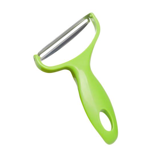 

Multifunctional Grater Safe Food-Grade PP Handle Stainless Steel Blade Ergonomic Grip Hanging Hole Easy to Clean Dishwasher Safe Fruits Peeler 1pc