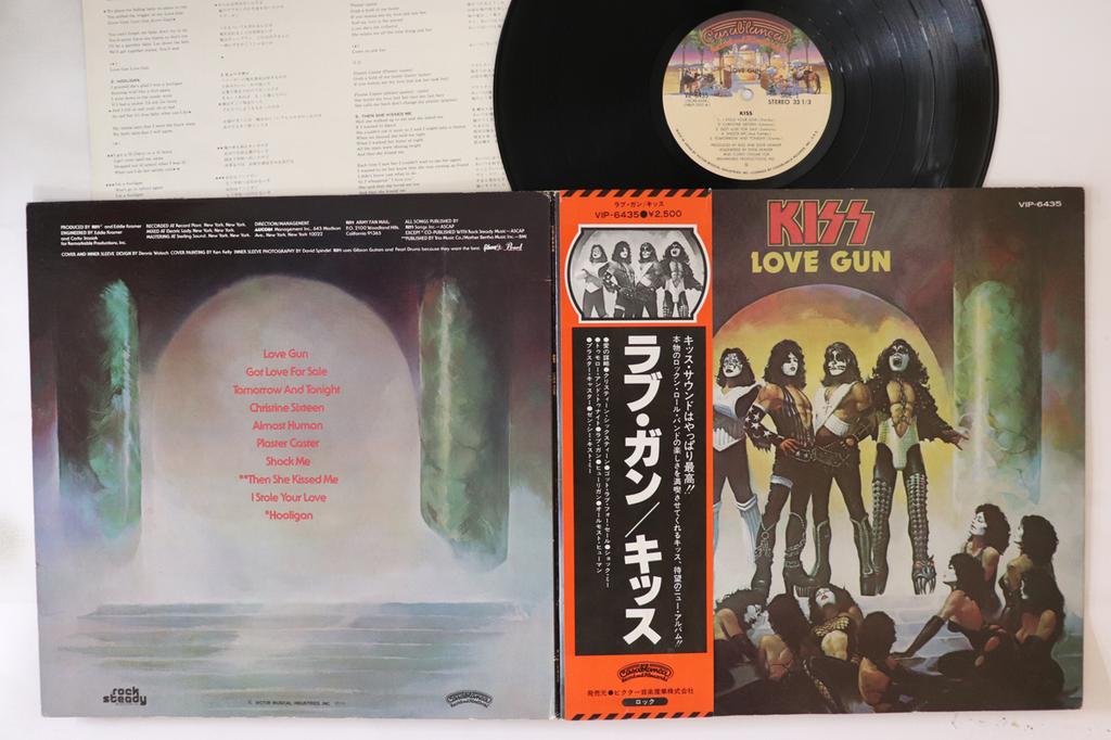 LP Record KISS - Love Gun VIP6435 CASABLANCA 1977 Japan Obi Rock Used