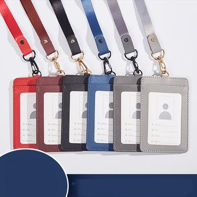 Collar Work Card Holder Fashion Lanyard Holder Portable Name Card Holders  Women