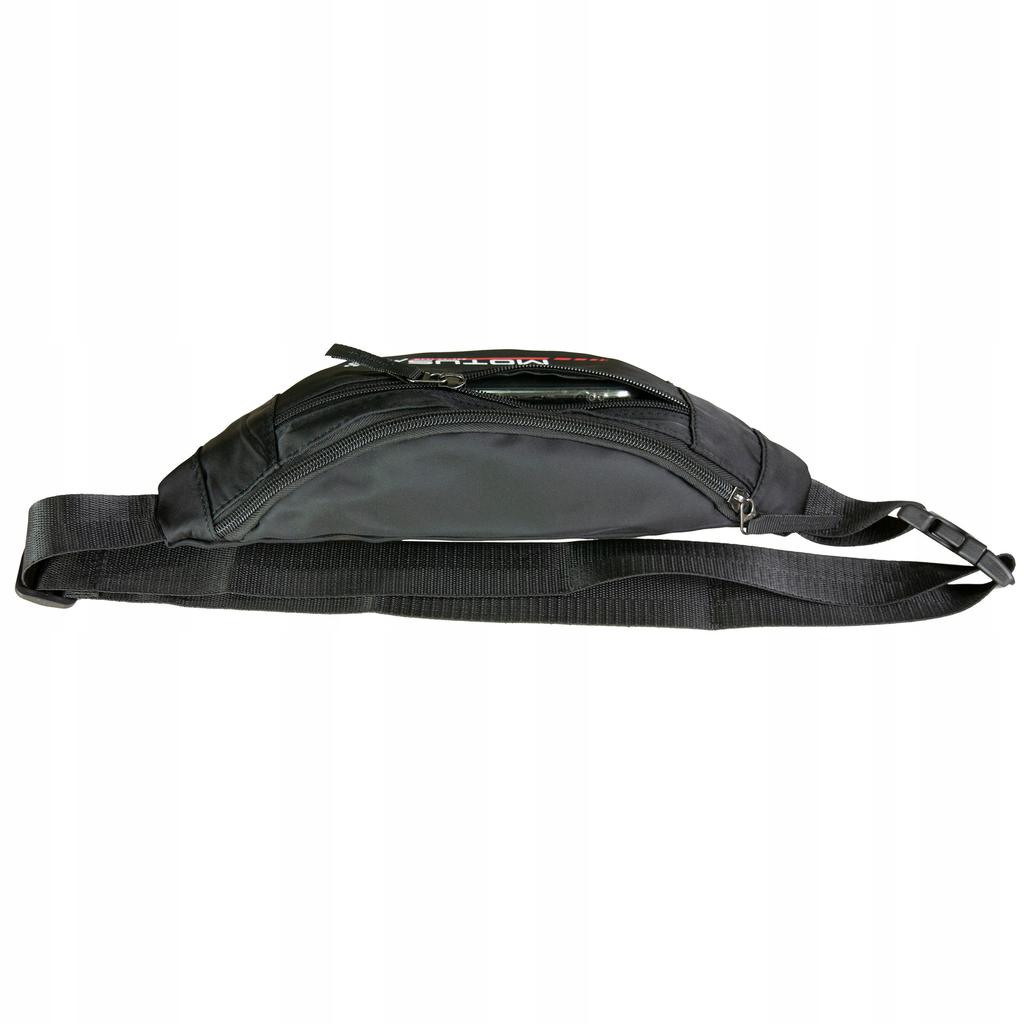 Original Motus Waterproof Adjustable Waist Bag Hip Pack - Black