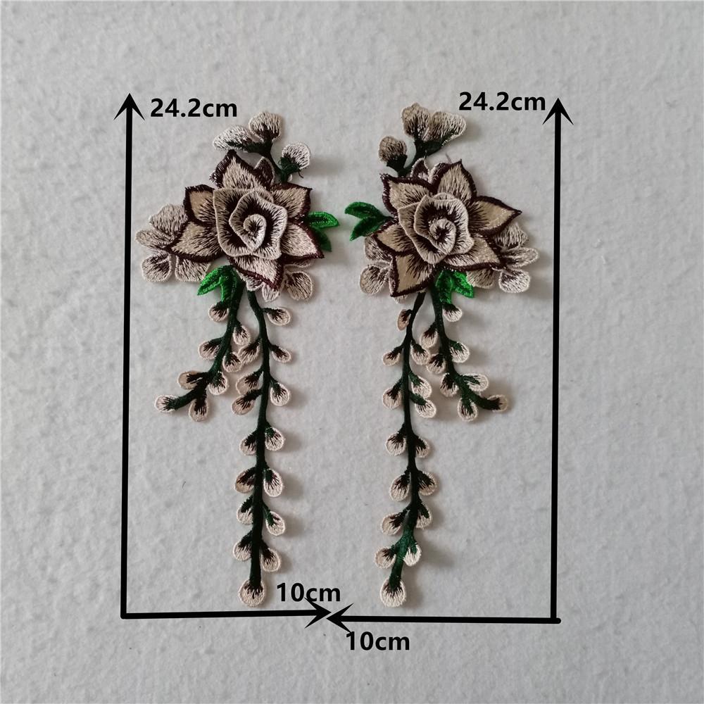 Diy Sewing Color Embroidery Corsage Decorative Clothing Accessories Cheongsam Dress Performance Clothes Wedding Dress Hanfu