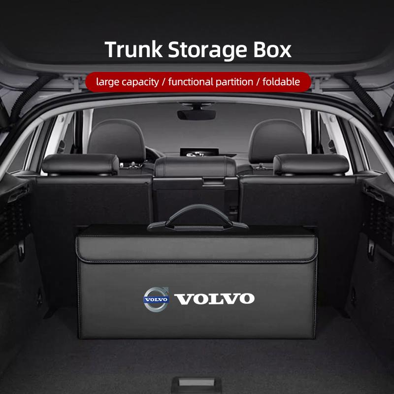 1 Stück faltbare Aufbewahrungsbox für den Kofferraum, Organizer-Zubehör für Volvo XC90 V90 V60 XC60 V40 EC40 EX40 S80 S60 S90 C40 XC40 V70