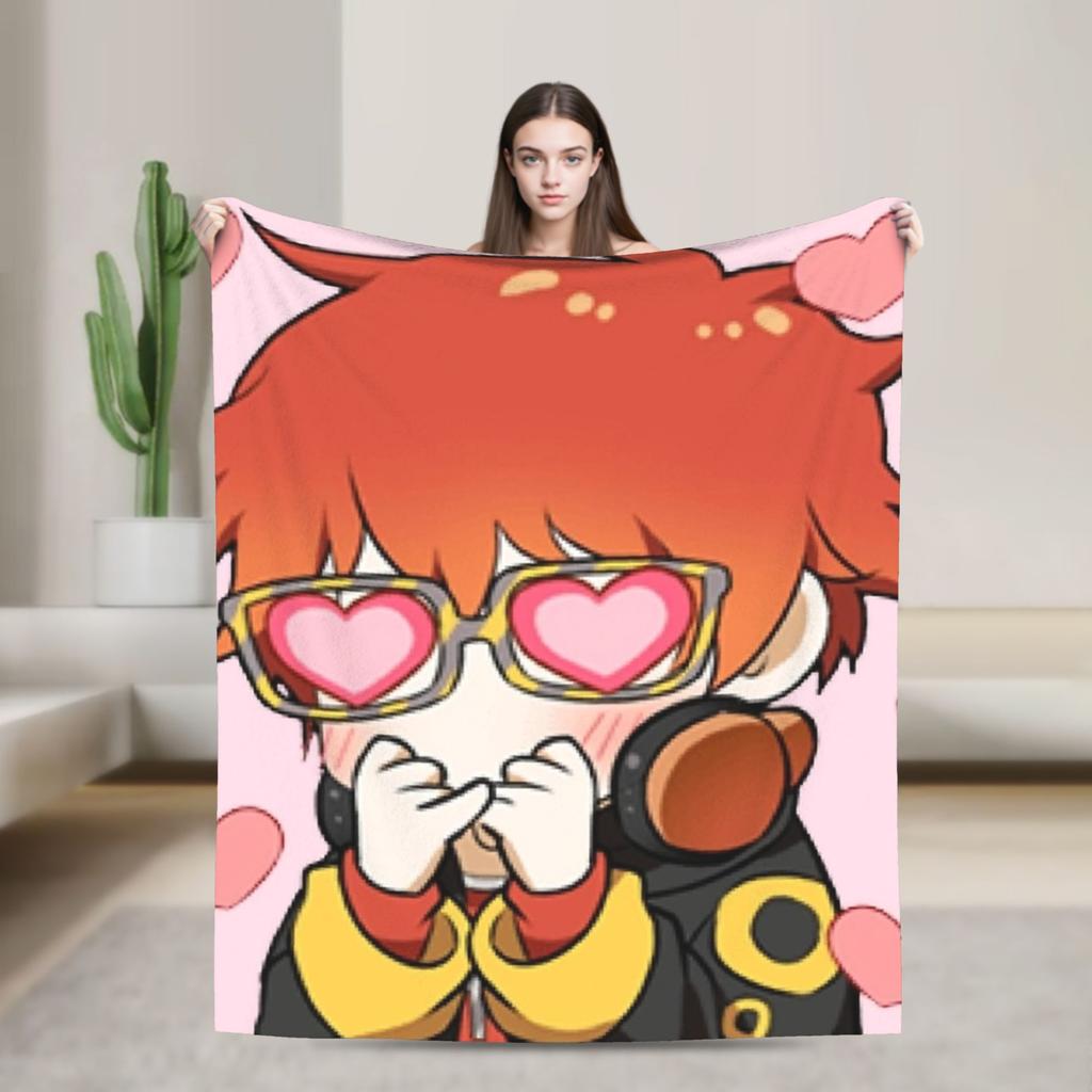 Mystic Messenger Choi Brothers Blanket Travel Office Flannel For Couch Chair Sofa Bed Super Warm Custom DIY Quality Bedspread