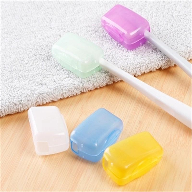 

Compact Travel Toothbrush Head Protector - Dustproof Cover & Protective Shell синій