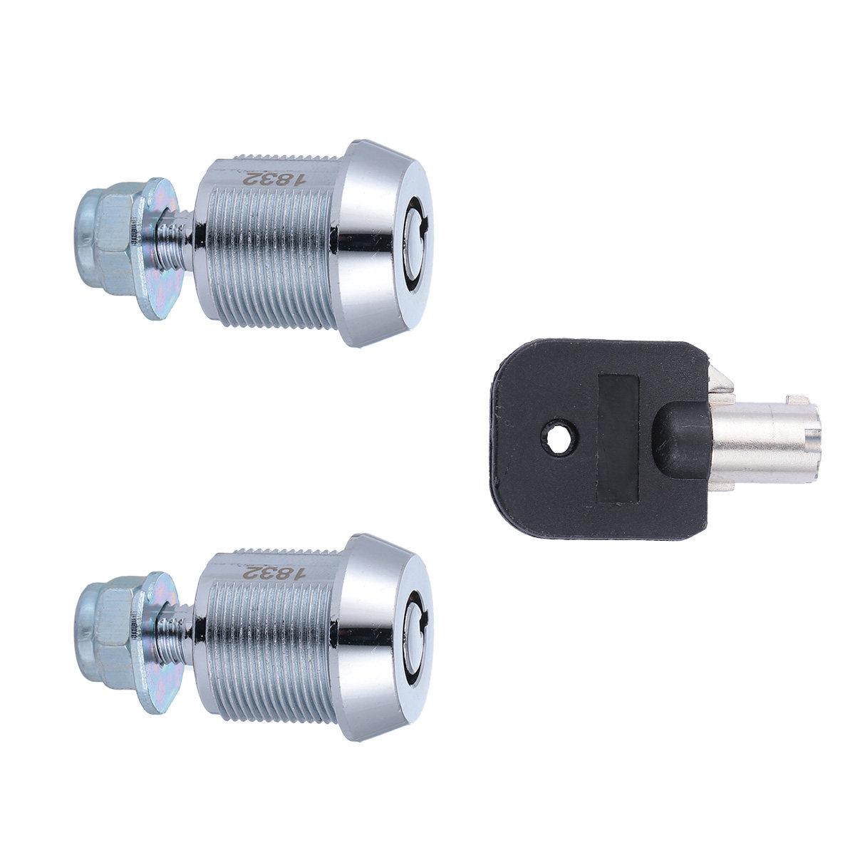 

2Pcs 17Mm Tubular Cam Locks for Arcade Machine Coin Door Tool Box Cabinet Lock Key Can Be Removed When Locked Tubular Cam Lock China Mainland
