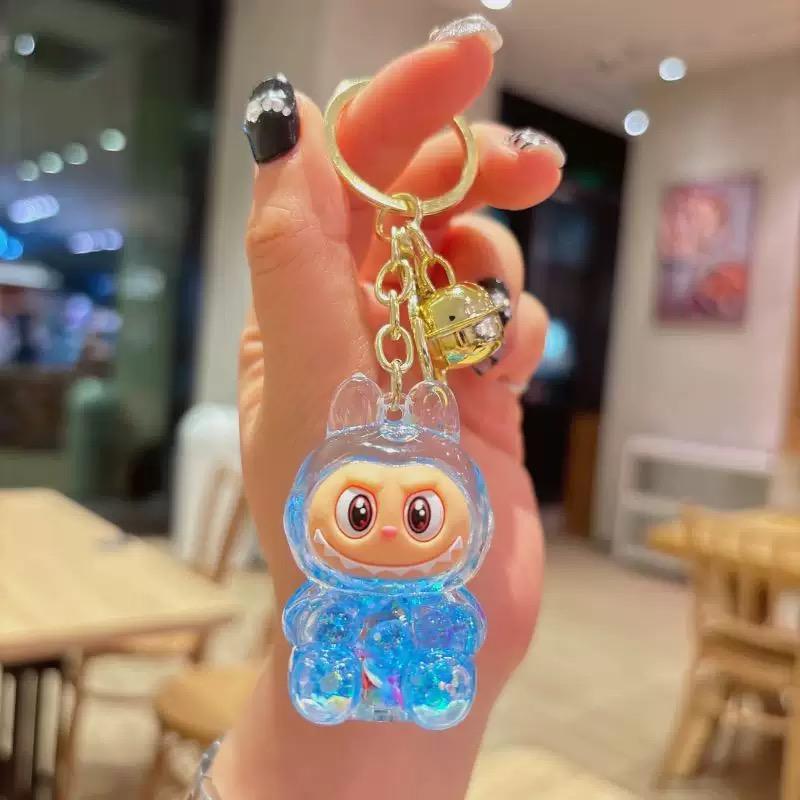 Labubu Cartoon Elf Keychain Doll Pendant .Cute Bag Charm Gift