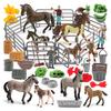 Kids Toy Animal Model Pvc Farm Scene Decor For Children Playroom Playset