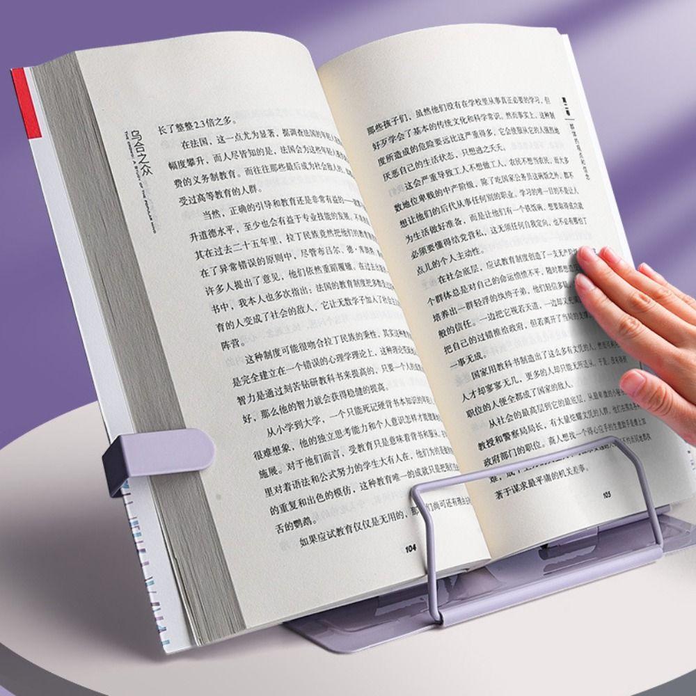Reading Holder Desk Book Stand Adjustable Cookbook Bracket Sturdy Reading Bookshelf  Textbook