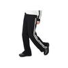 Li Ning Sports Lifestyle Serie Einfarbig Gestreift Kordelzug Fleece Warm Locker Sweatpants Damen Unterteile Schwarz AKLSH10-1