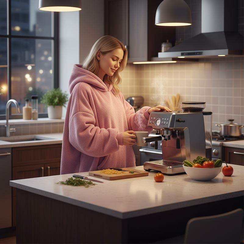Blanket Hoodie - Pink