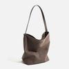 2026 New Autumn and Winter Premium Textured Frosted Leather Women's Bag Bucket Bag Tote Bag Large Capacity Bag Commuter Versatile