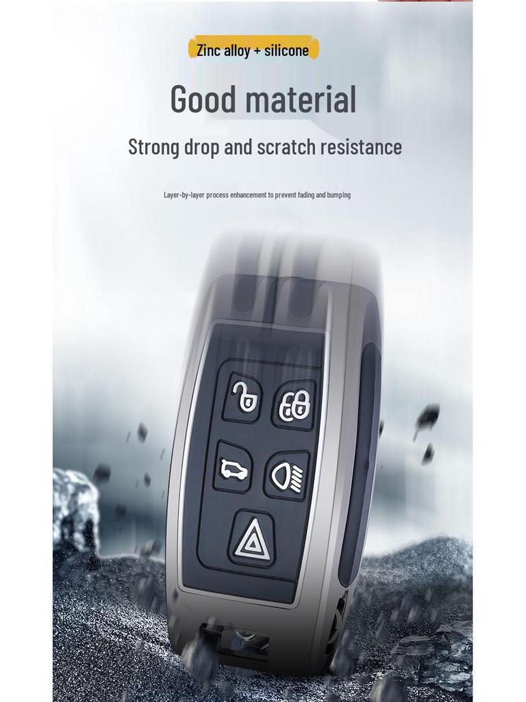Jaguar Key Case for 2022 Model: XEL, XFL, FPace, XF, XJL - High-End Metal Full Wrap Shell