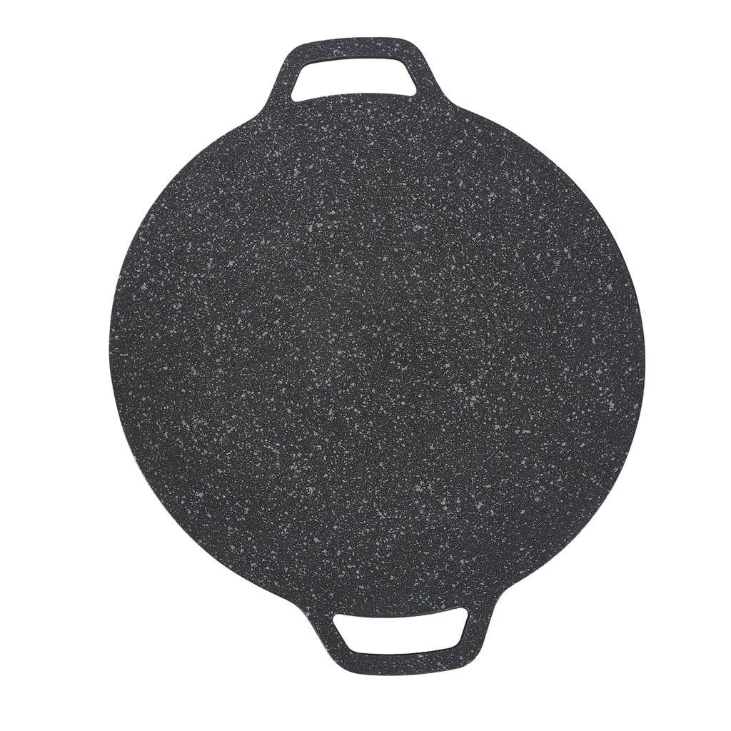Korean BBQ Grill Pan Round High Thermal Conductivity Easy To Clean Barbecue Griddle for Indoor