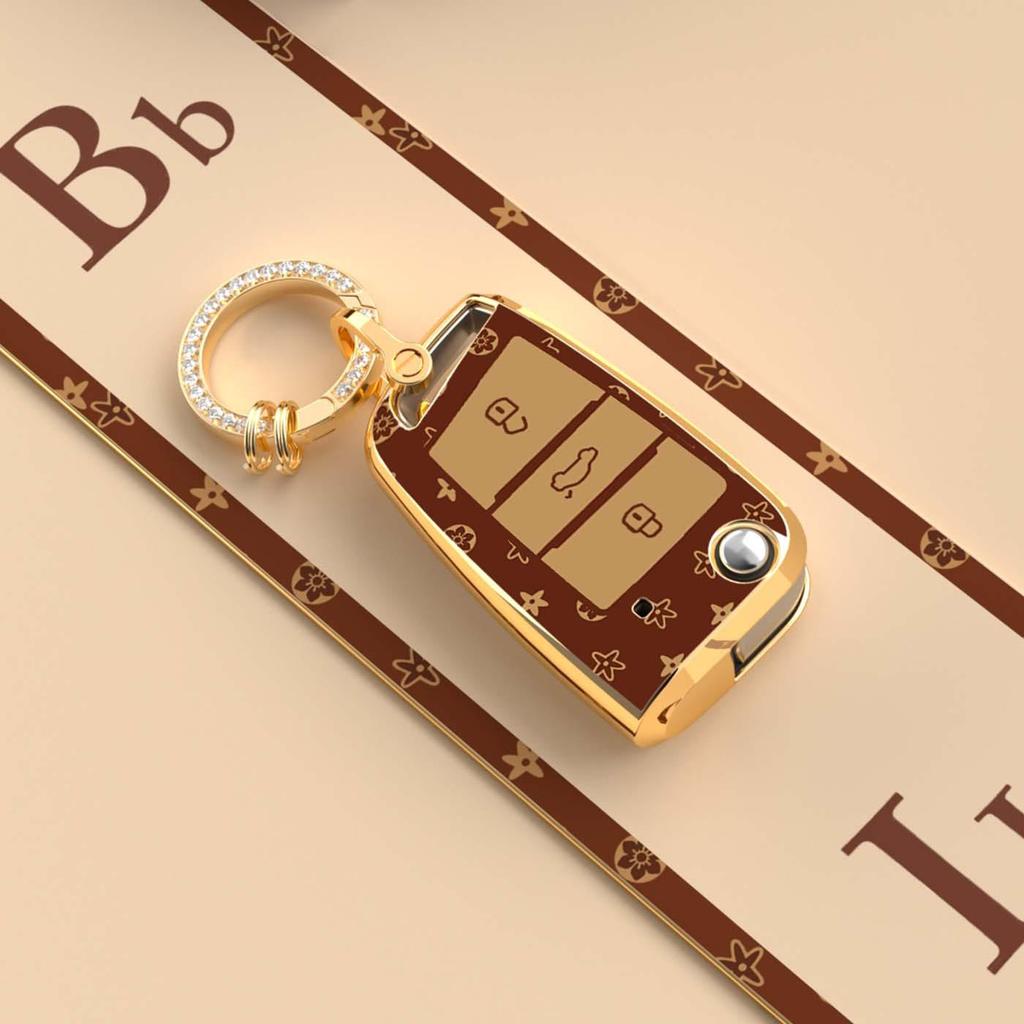 Coprichiave Volkswagen: Compatibile con i modelli Magotan, Passat, CC, Sagitar, Polo, Tayron, Tharu, Lavida, Tiguan e T-Cross.