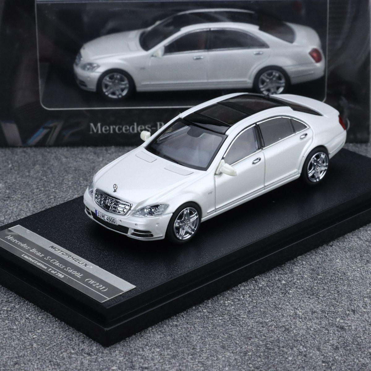 

МГ 1:64 Mercedes-Benz S600L W221 Лита Модель Автомобіля Benz Іграшкові Транспортні Засоби Колекційні Моделі Автомобілів Іграшки для Хлопчиків