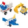 Gakken New Block Vehicle Set DX 224 Pieces 30 Types for Ages 2 and Up