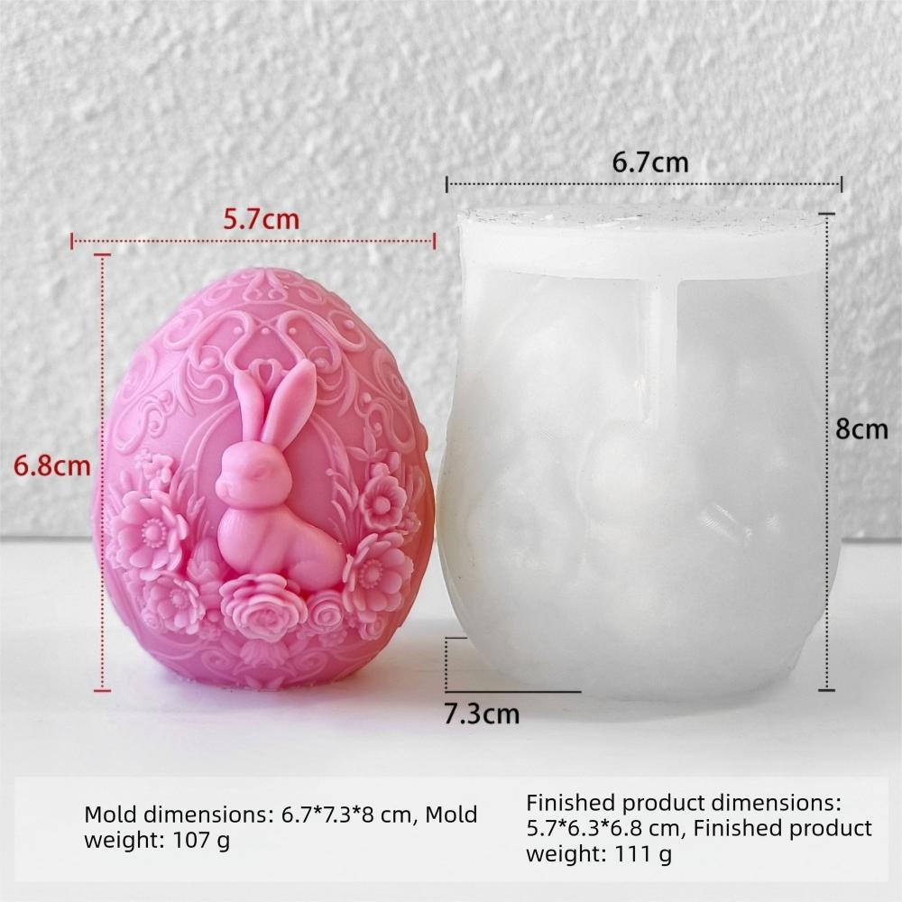 Egg Shaped Silicone Cake Mold Handmade Candle Mold DIY Chocolate Mold  Easter