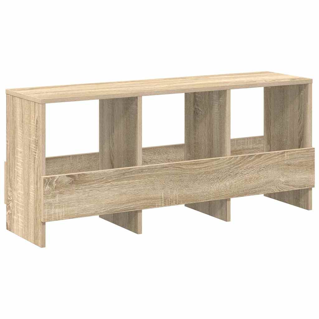 Magazine Rack in Sonoma Oak 102 x 30 x 45 cm