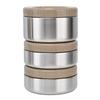 2000ml Insulated Lunch Container 3 Tier Portable Lunch Set Stackable Food Container  For Work