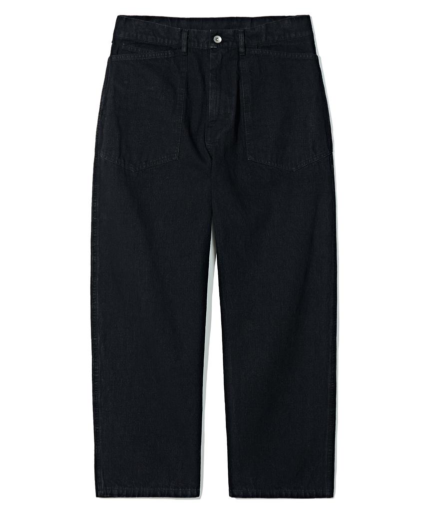 PARTIMENTO Denim M-35 Pants Washed Black