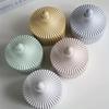 2Pcs Candle Jar Silicone Mold With Lid, Round Stripe Storage Jewelry Box Silicone Mold for Making Plaster Concrete Storage Box