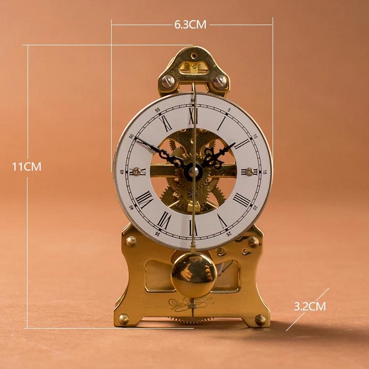 

Скандинавские Механические Антикварные Настольные Часы Металлический Механизм Золотая Тонкая Медь Циферблат Сиденье Настольные Часы Ручной Манипулятор Идеи Подарков