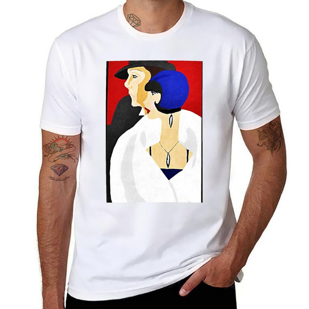 Art Deco Fisherrobinson Tshirt Cool Dry Perforunisexce Tshirt