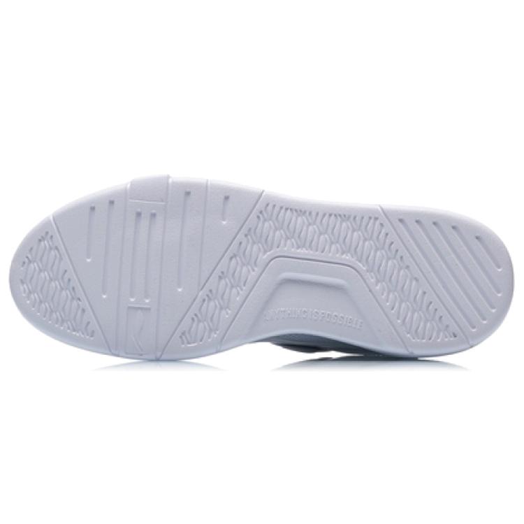 Li Ning Wave SPWV Lite Low Top Skateboard Shoes Men's White Blue AGCR037-4