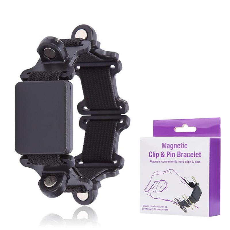 1pc Barber Magnetic Bracelet Magnet Adsorption Hairpin Hair Clips Wrist Strap for Makeup Multifunctional Salon Accessories