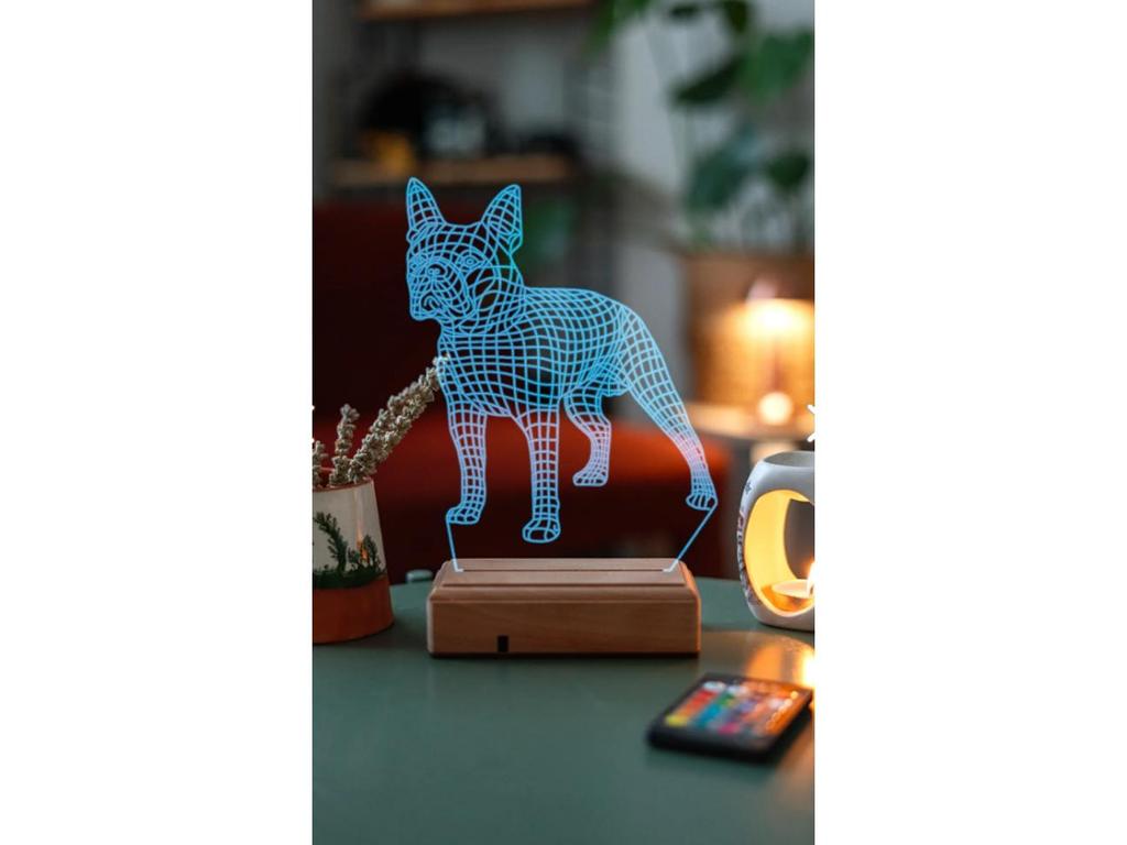 Pug 16 Color Decorative Lamp French Bulldog