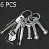 Multifunktions-Schraubendreher-Set Schlüsselanhänger Metallschlüsselanhänger Anhänger Taschenzubehör