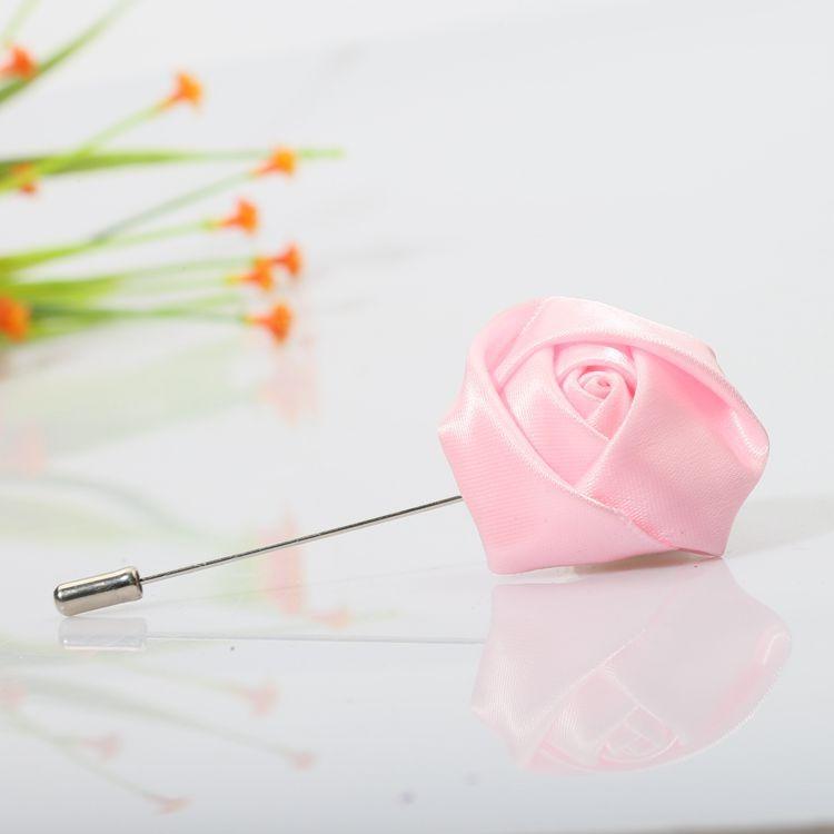 Herren Knopflochblumen für Hochzeit Bräutigam Anstecker Reversnadeln Band Rosen Blume Herrenanzug Knopfloch Anstecknadel Hochzeit Zubehör hochzeit