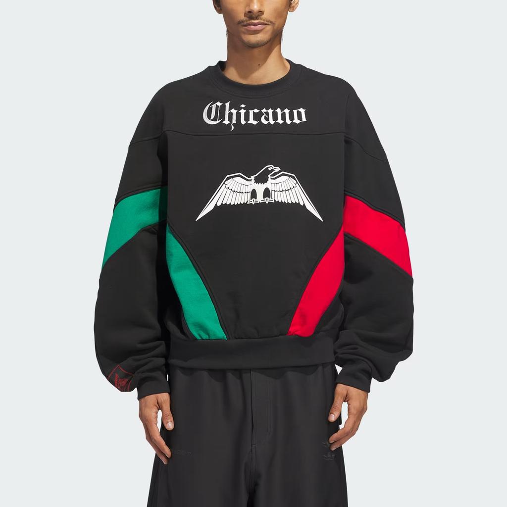 Adidas Originals X Willy Chavarria Bball Fleece Crewneck Sweatshirt Unisex Sweatshirt KF3196