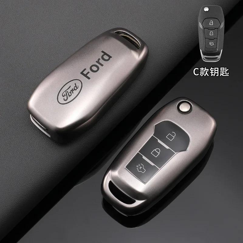 

New 2026 Car Sticker Ford New 2025 Hot TPU Car Remote Key Case Cover for Ford Figo 2017 Mondeo 5 Ecosport Fiesta Mk8 Everest Ran